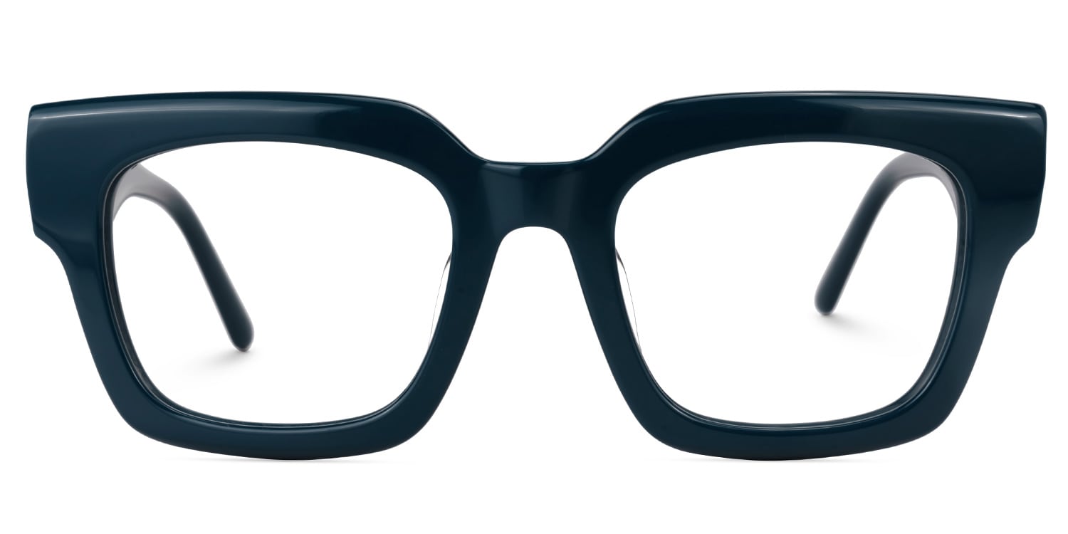 

Denitsa - Square Blue Eyeglasses
