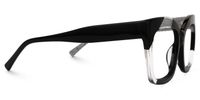 Terrie - Square Black Eyeglasses | Vooglam