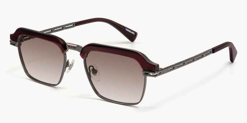 Archive - Rectangle Red Sunglasses