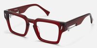 Stiletto - Rectangle Red Eyeglasses