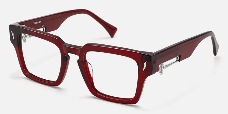 Stiletto - Transparent Red Gohtic Sword Glasses | Vooglam