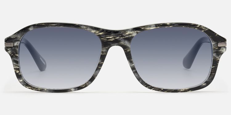 Albini - Black Marble Gunmetal Gradient Shades | Vooglam