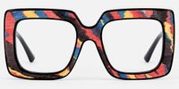 Pacifica - Square Multicolor Eyeglasses | Vooglam Angle View