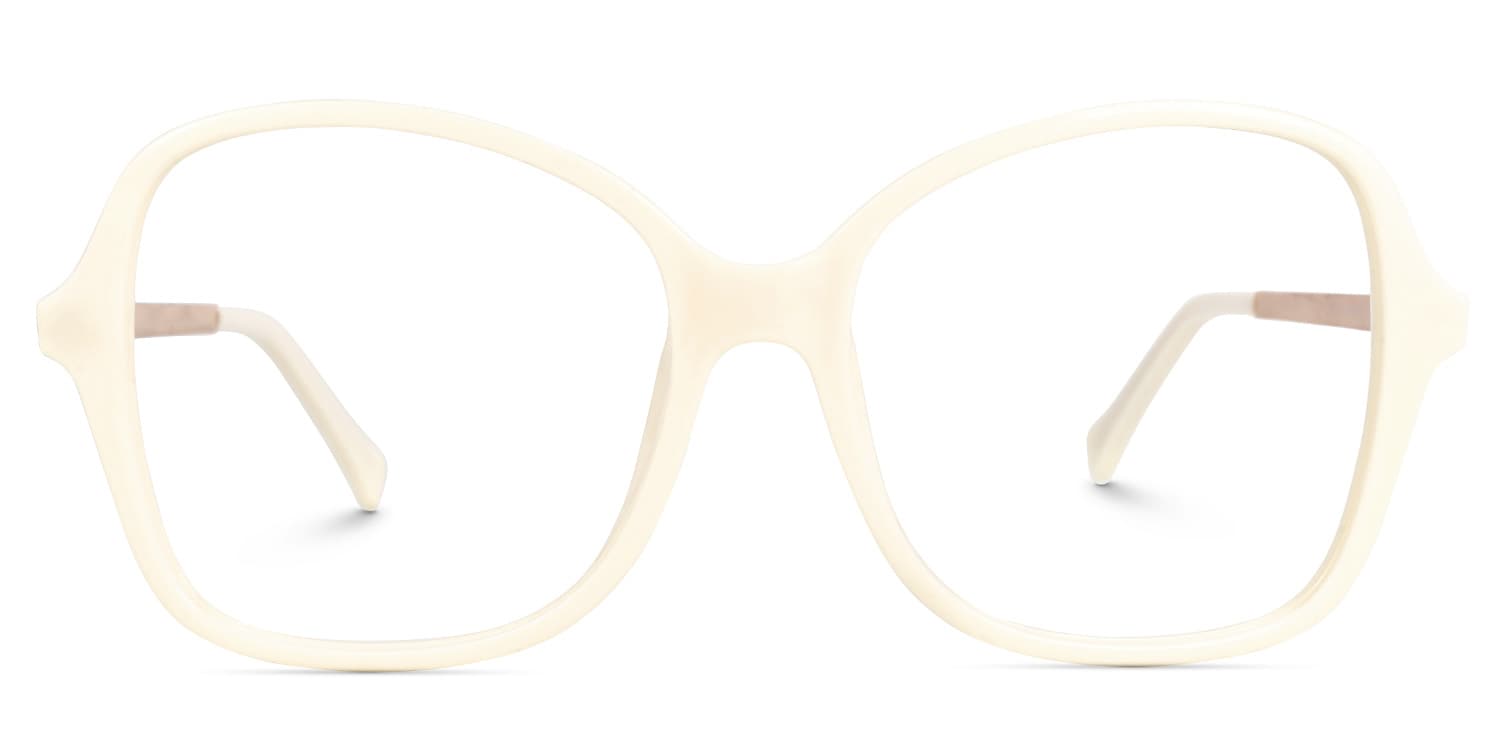 

Eberto - Butterfly White Eyeglasses