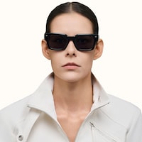 The Programmer - Rectangle Black Sunglasses - 5