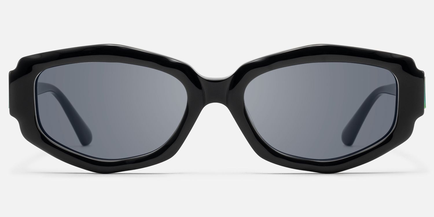 Spire - Geometric Black Sunglasses product detail 2