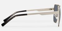 Fidelina - Aviator Silver Sunglasses | Vooglam Side View