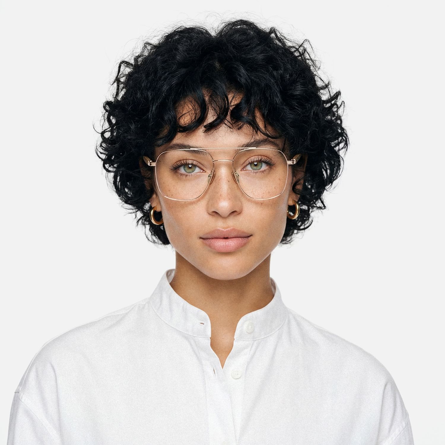 Explore the design story of York - Aviator Gold Eyeglasses | Vooglam