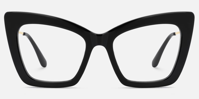 Lacretia - Butterfly Black Eyeglasses