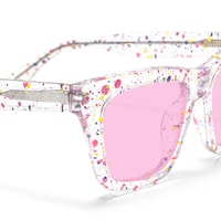 Drip - Rectangle Transparent Sunglasses - 4