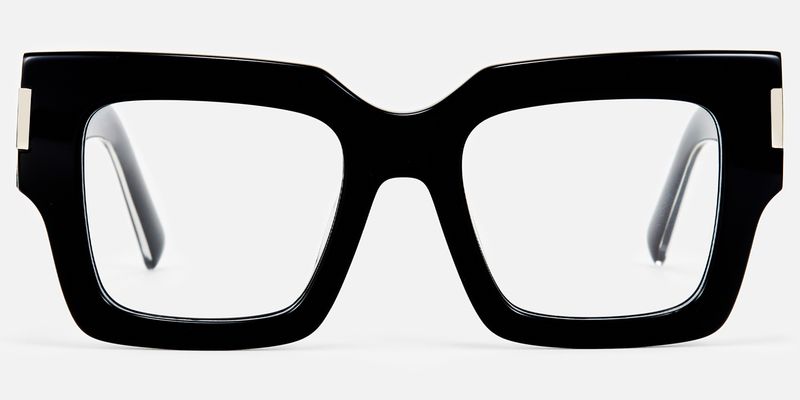 Vaeda - Square Black Eyeglasses
