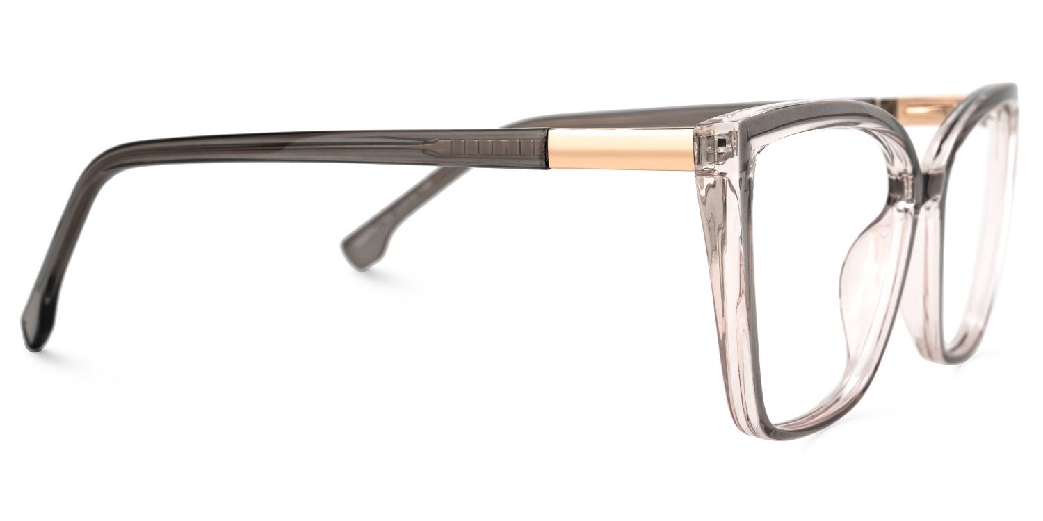 Fairoze - Cat Eye Grey Eyeglasses | Vooglam 4