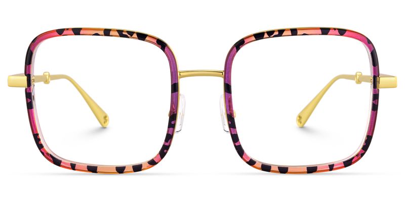 Jace - Square Floral Eyeglasses