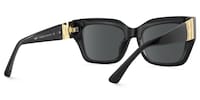 Sable - Square Black Sunglasses - 4