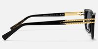 Nomad - Black Cat eye Sunglasses | Vooglam Side View