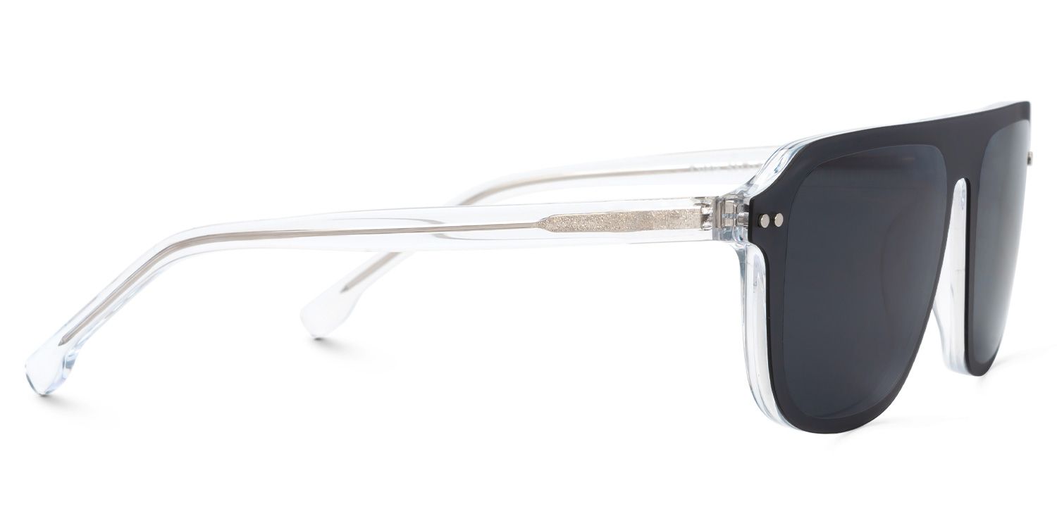 Naiser - Aviator Crystal Sunglasses by Vooglam - Product View 5