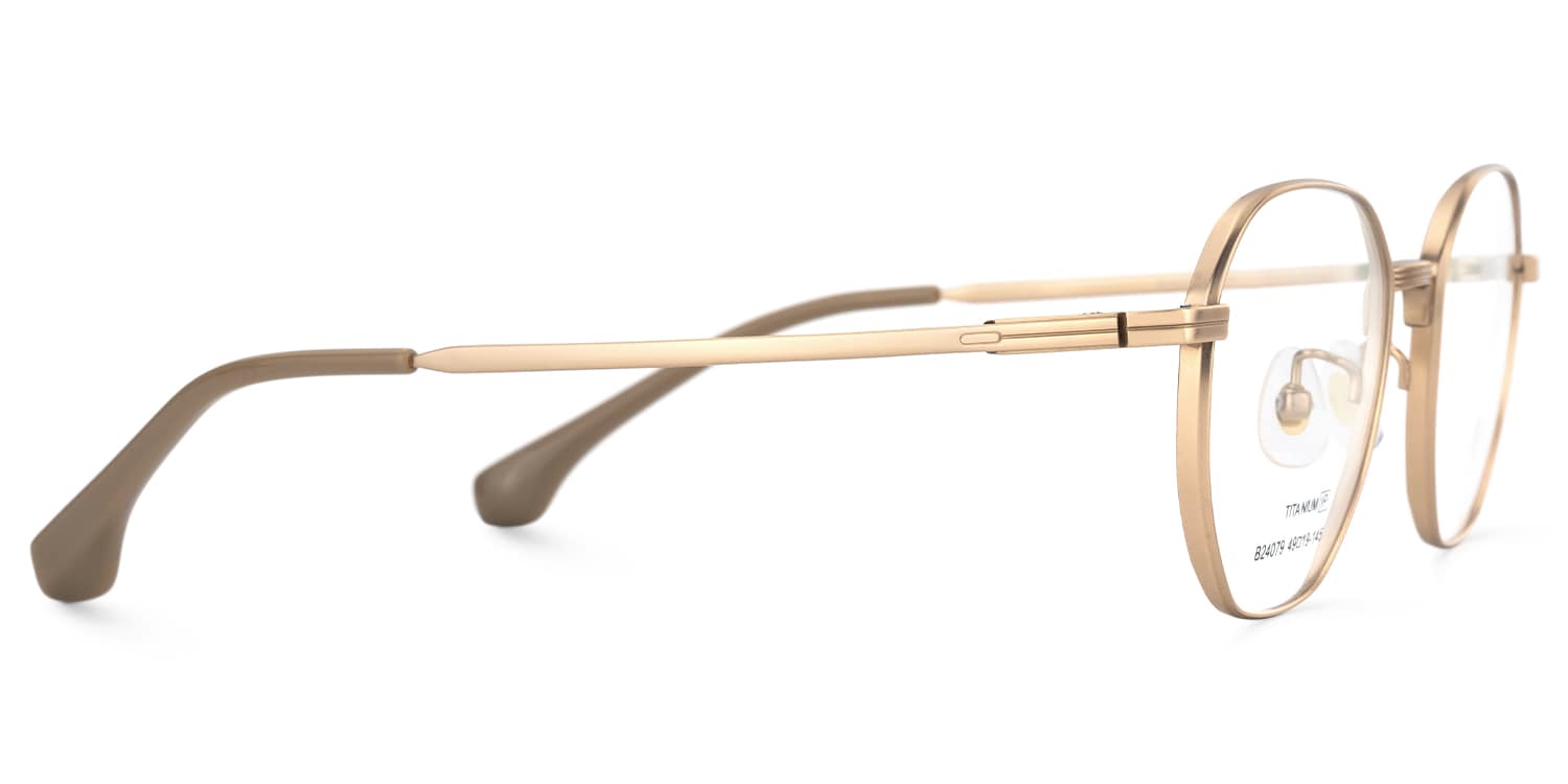Grain - Geometric Gold Eyeglasses