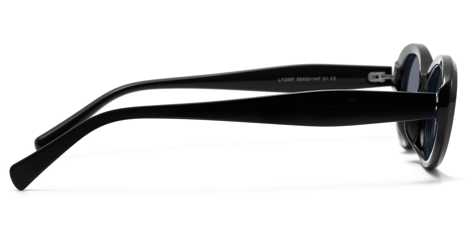 Nimbus - Cat Eye Black Sunglasses | Vooglam Side View