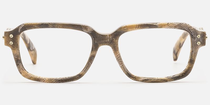 Anacortes - Light Brown Pattern Guitar Glasses | Vooglam