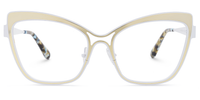 Eleuterio - Butterfly Gold Eyeglasses | Vooglam Angle View