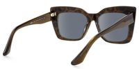 Reina - Square Animal Sunglasses | Vooglam Side View