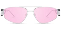 Orbit - Aviator Silver Sunglasses - 1