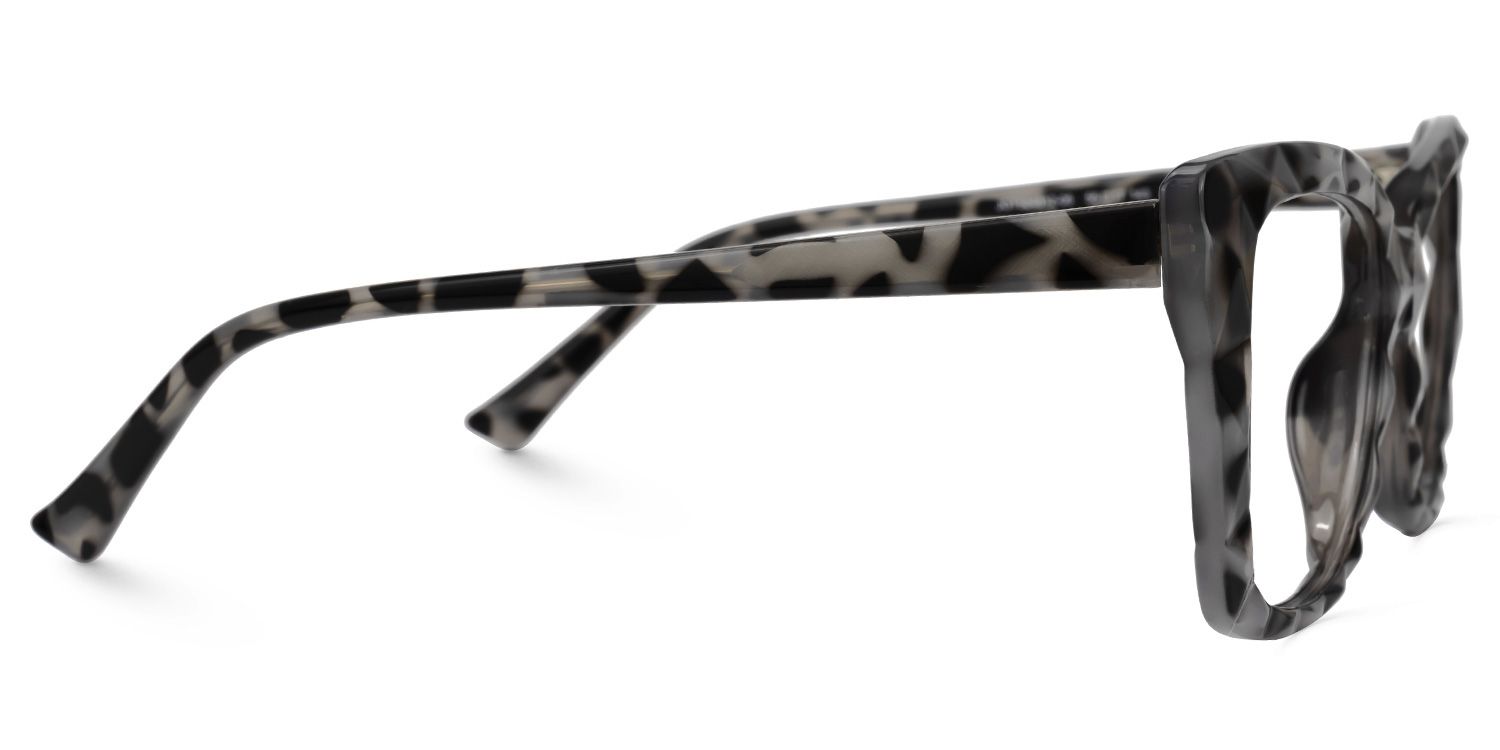 Shane - Rectangle Grey/Tortoise Eyeglasses | Vooglam 4