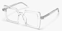 Eilis - Square Crystal Eyeglasses - 3
