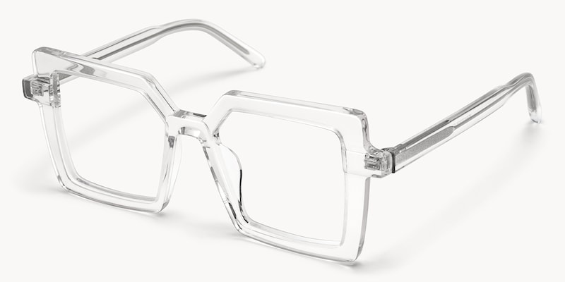 Eilis - Square Crystal Eyeglasses