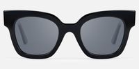 Vanguard - Square Black Sunglasses | Vooglam Angle View
