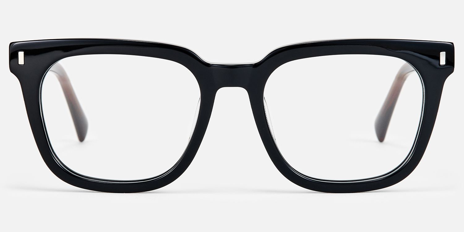 Vinyl - Square Black Eyeglasses product detail 2