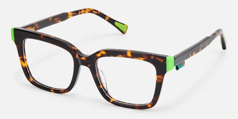 Nomad - Rectangle Tortoise Eyeglasses