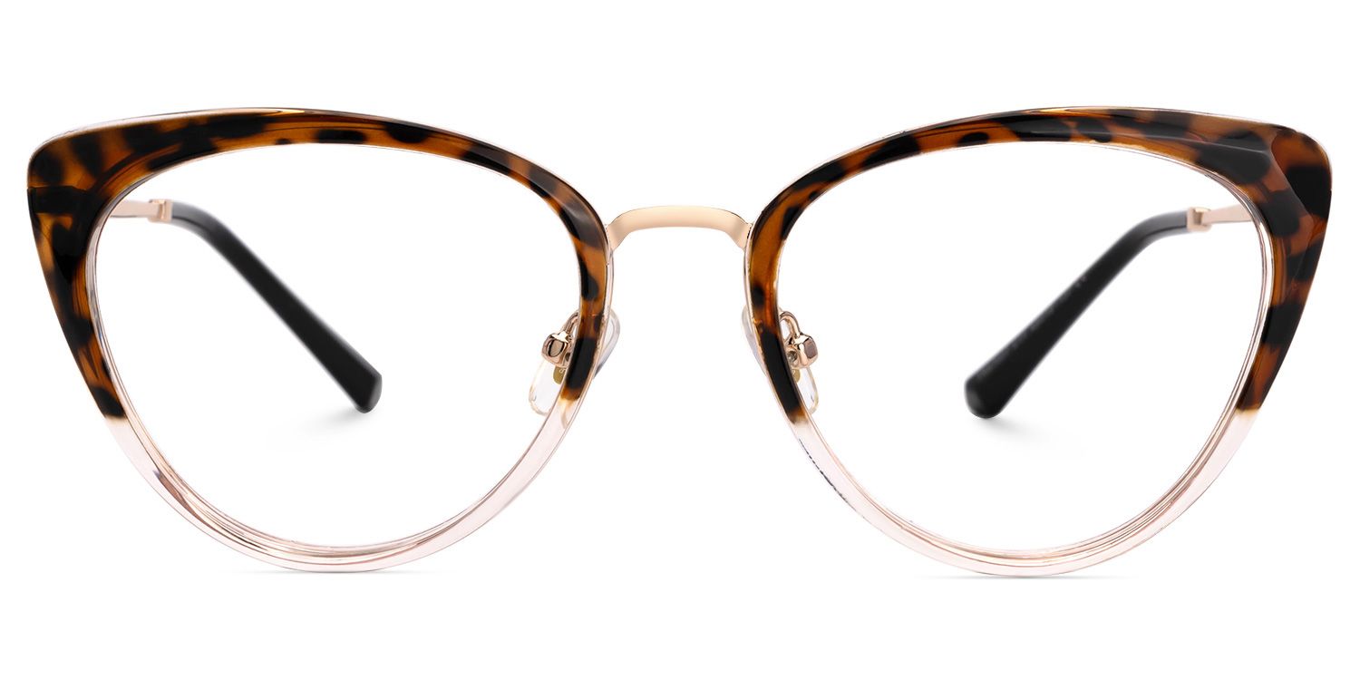 Fauna - Cat Eye Tortoise Eyeglasses | Vooglam Angle View