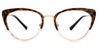 Fauna - Cat Eye Tortoise Eyeglasses | Vooglam Angle View