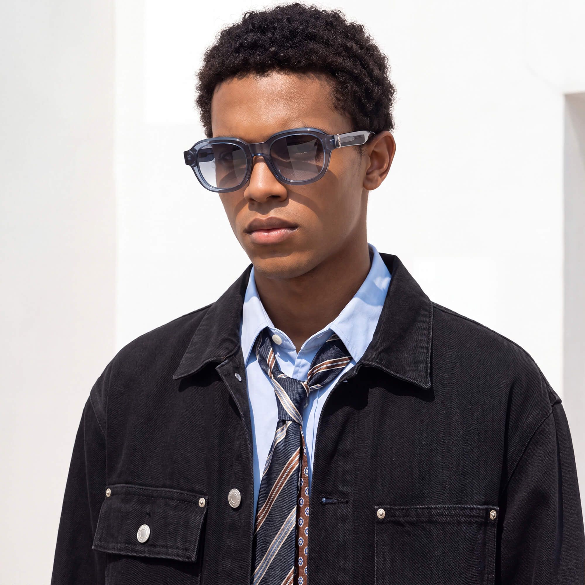 Brand Story: Behind the design of Eerie - Clear Blue Gray Tinted Oversized Shades by Vooglam