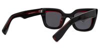 Delarosa - Cat Eye Red Sunglasses | Vooglam Side View