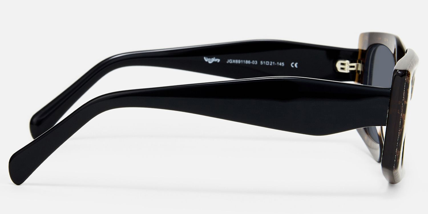 Tahlia - Geometric Tortoise Sunglasses product detail 3