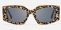 Tahlia - Geometric Tortoise Sunglasses | Vooglam Angle View