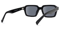 Jet - Rectangle Black Sunglasses - 3