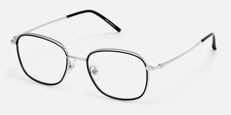 Static - Oval Silver Eyeglasses