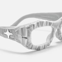 The Geologist - Bold Gray Marble Glasses | Vooglam Design Details