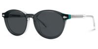 Ferguson - Round Crystal Sunglasses | Vooglam Side View