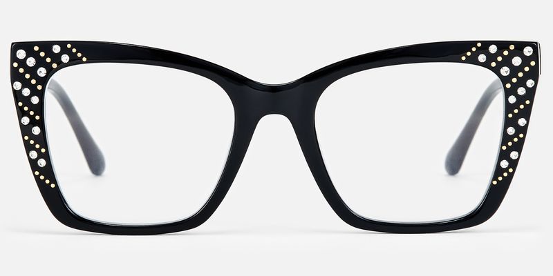 Glitz - Cat Eye Black Eyeglasses
