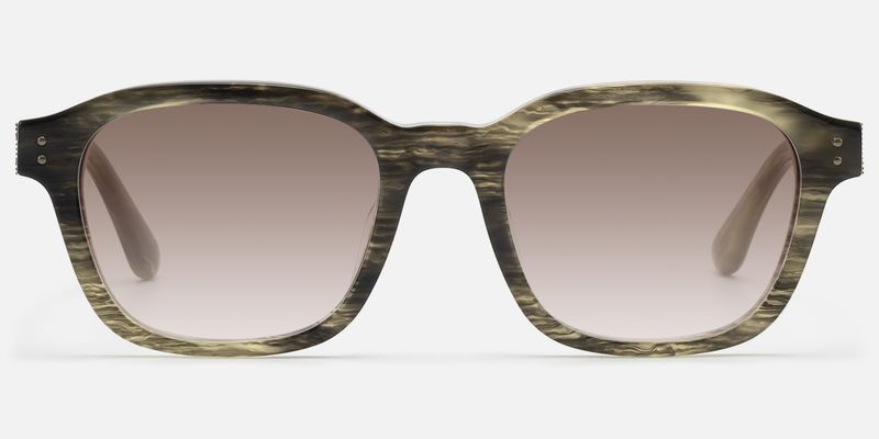 Rainier - Earth Tone Marble Zipper Sunglasses | Vooglam