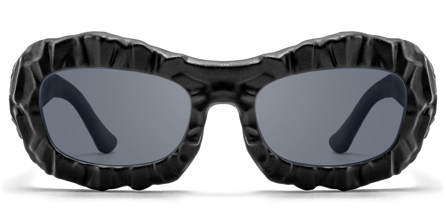 The Geologist - Black Marble Sunglasses | Vooglam Product Details 1