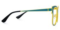 Emerson - Square Blue Eyeglasses | Vooglam 