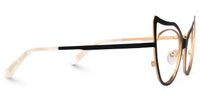 Baina - Cat Eye Black Eyeglasses | Vooglam 