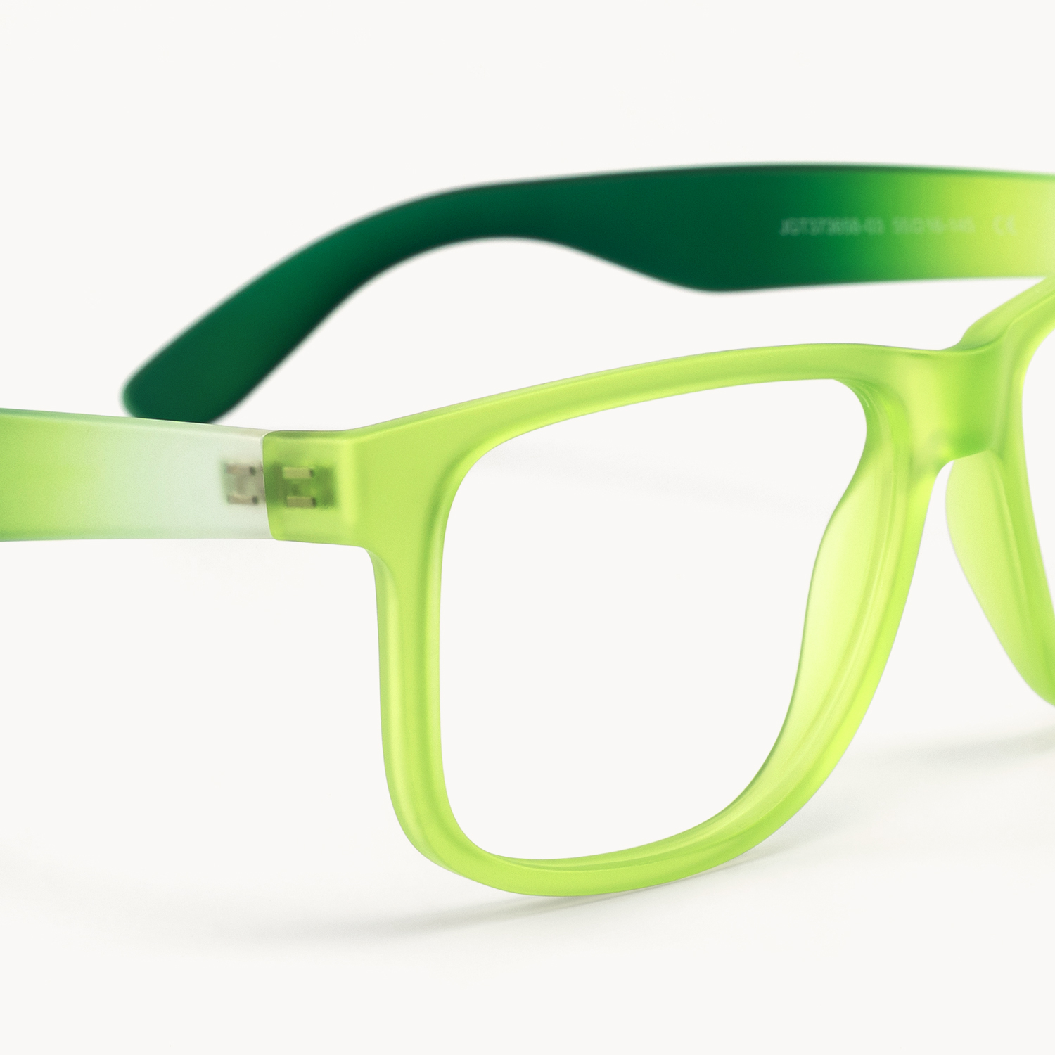 Sync - Rectangle Green Eyeglasses - 2