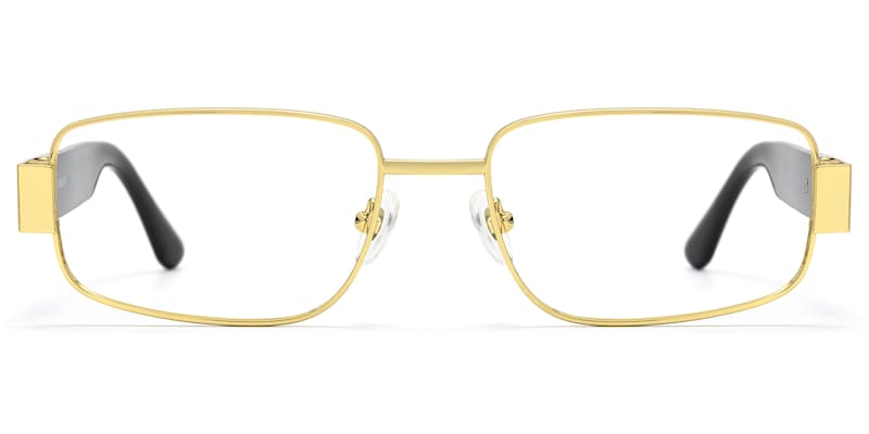 Cypher - Rectangle Gold Eyeglasses