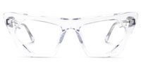 Cadogan - Cat Eye Crystal Eyeglasses | Vooglam Angle View